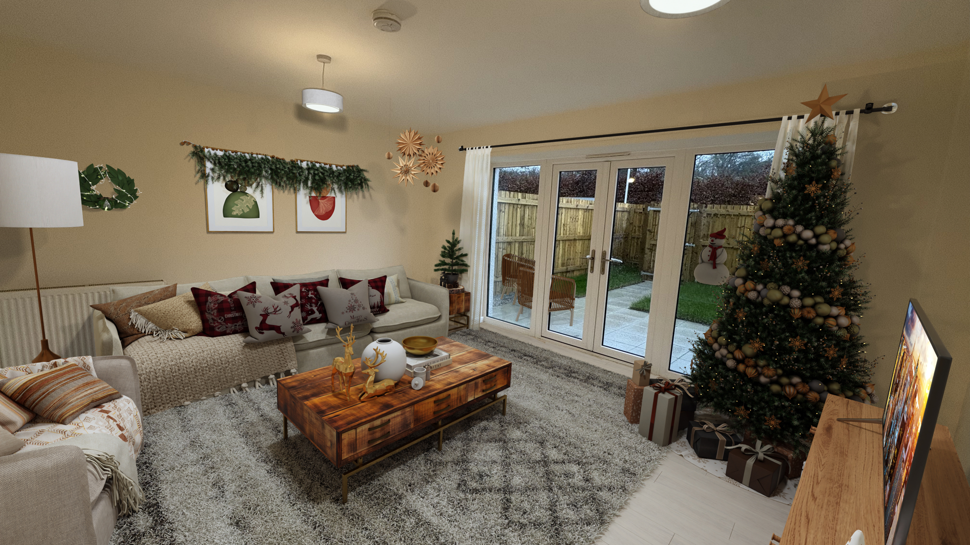 Christmas Virtual Staging